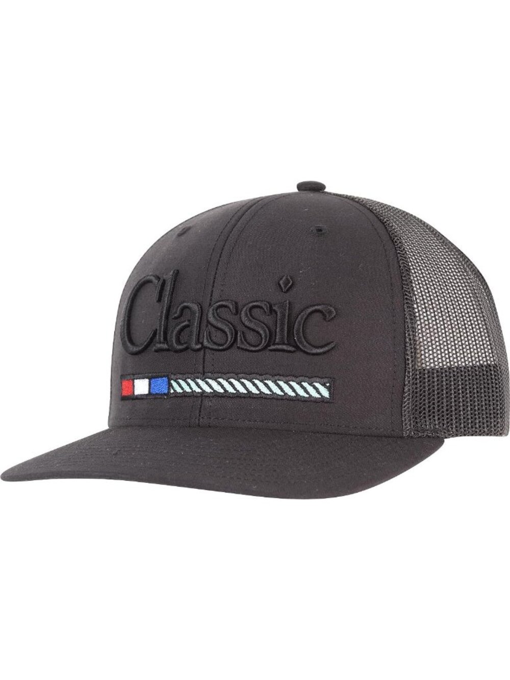 Stylish Large Logo Black Cap - Medium/Large Size, Perfect for Casual Wear